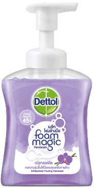 เดทตอล โฟมล้างมือ แอนตี้แบคทีเรีย สูตรวานิลลาออร์คิด 250ml