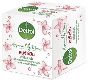 เดทตอล สบู่ก้อนแอนตี้แบคทีเรีย Approved by Moms สูตรจัสมิน