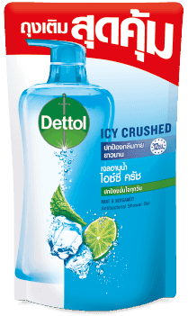 เดทตอล เจลอาบน้ำ แอนตี้แบคทีเรีย สูตรไอซ์ซี่ ครัช 400ml