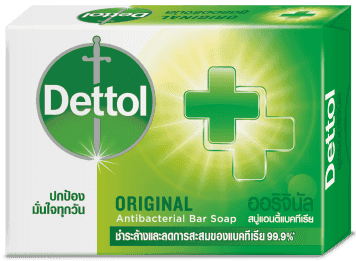 เดทตอล สบู่ก้อนแอนตี้แบคทีเรีย สูตรออริจินัล 65g
