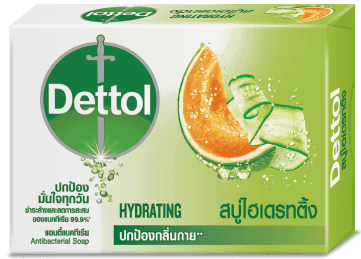 เดทตอล สบู่ก้อนแอนตี้แบคทีเรีย สูตรไฮเดรทติ้ง 65g