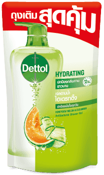 เดทตอล เจลอาบน้ำ แอนตี้แบคทีเรีย สูตรไฮเดรทติ้ง 400ml